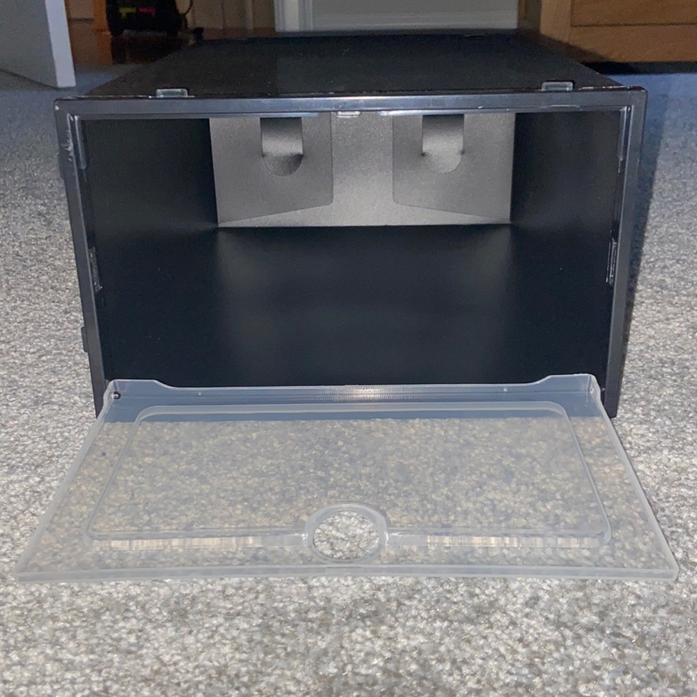 60 plastic shoe box cases